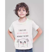 Gods Plan Kids White - Sukhiaatma Unisex Graphic Printed T-shirt